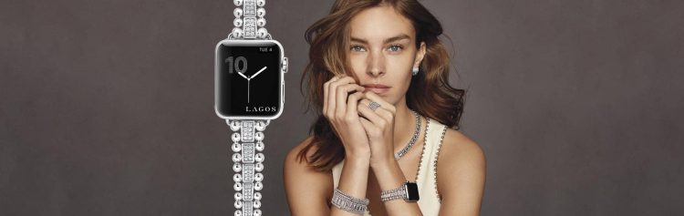 Lagos Smart Caviar Collection of Jewelry Bracelets for Apple Watch