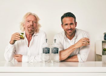 Ryan Reynolds partners with Richard Branson For Aviation American Gin Deal
