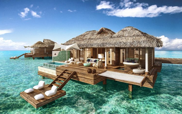 Sandals Over The Water Hotel Suites Are Spectacular