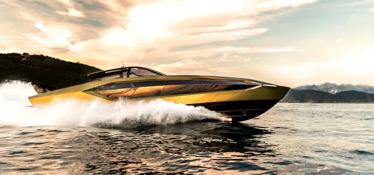 Looks like North America just got a new speed monster – the First Lamborghini 63 Speedboat!