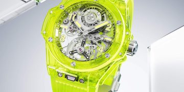 Yellow Neon SAXEM Is Hublot Big Bang Tourbillon Automatic New Colour