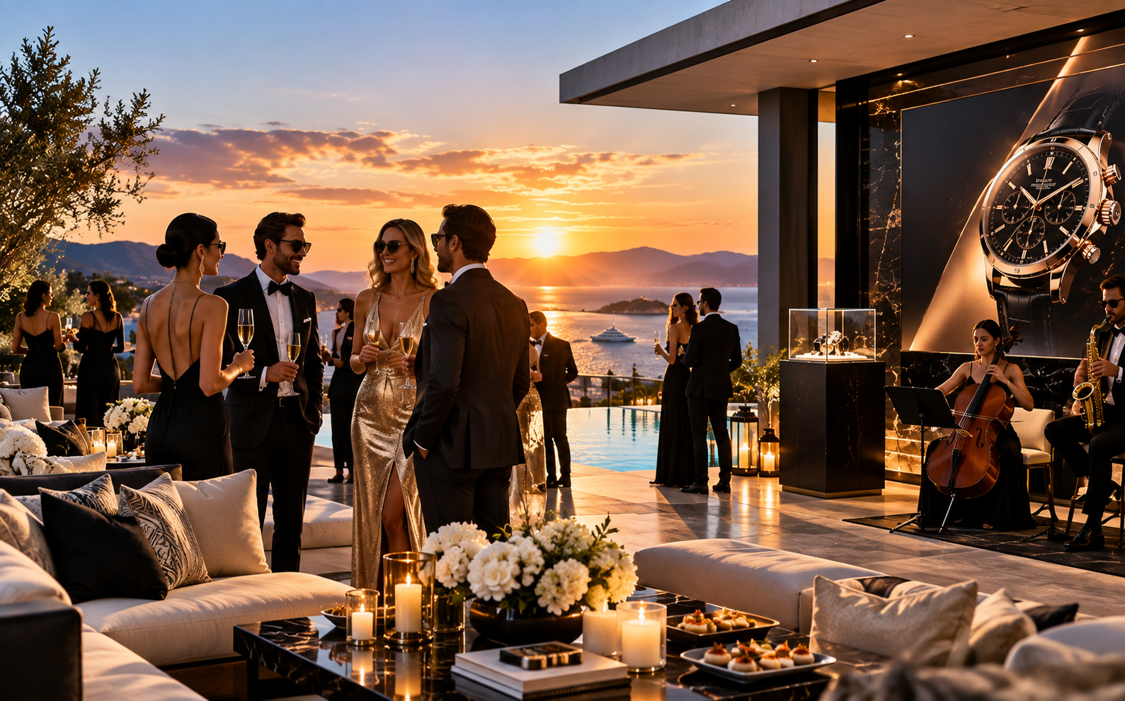 Luxury dining brand experience
