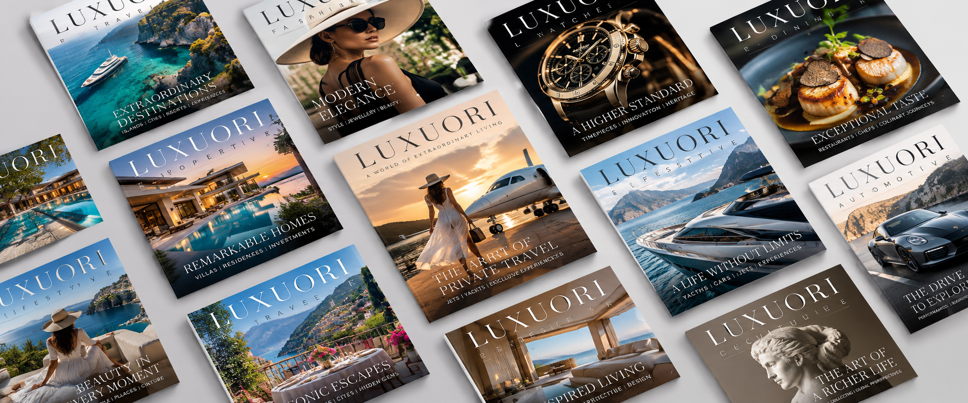 Luxuori luxury magazine collection